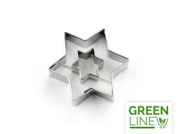 Ausstecher Stern mit Stern 5,5cm