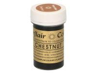 Sugarflair Pastenfarbe Chestnut Kastanienbraun 25g