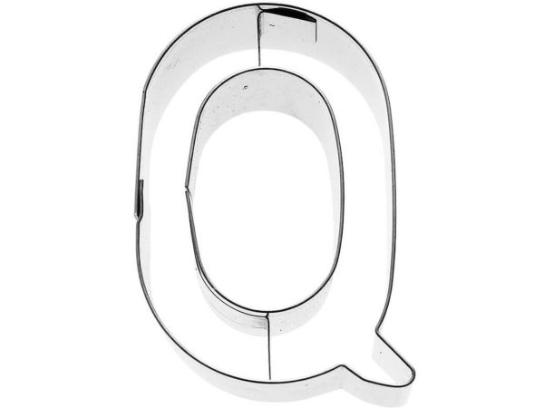 Ausstechform Buchstabe Q 6cm