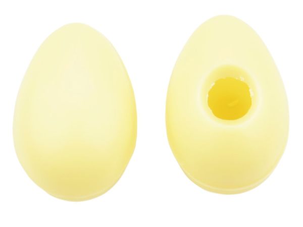 7 Folien Hohlkörper Medium-Eier Weiß