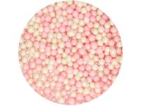 FunCakes Weiche Zuckerperlen Pink-Weiß 60g