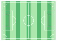 Tortenaufleger Fußballfeld 20x30cm