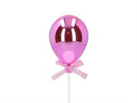 Cake Topper Ballon pink 3D