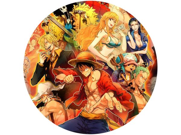 Tortenaufleger One Piece, rund 20cm