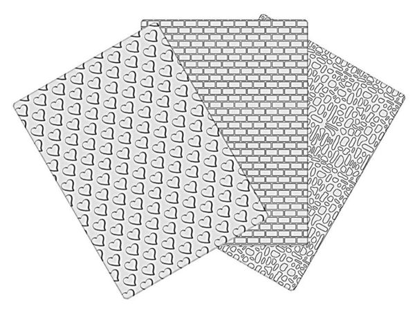 Prägematten Set 1