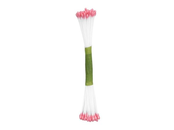 JEM Blütenpollen - pink glänzend - mittel - 50 Stück
