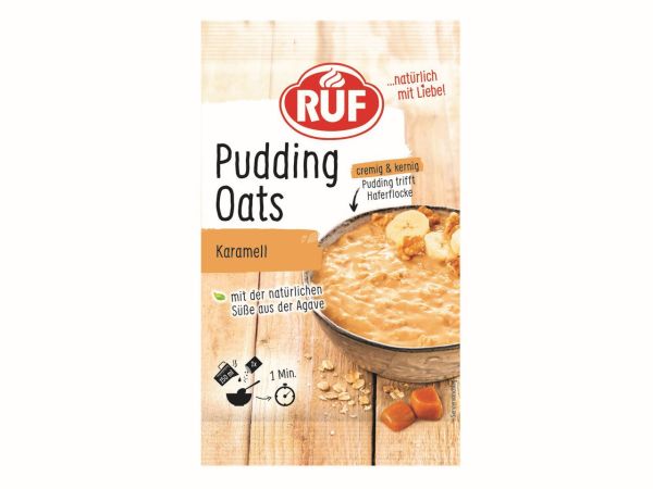 RUF Pudding Oats Karamell 64g