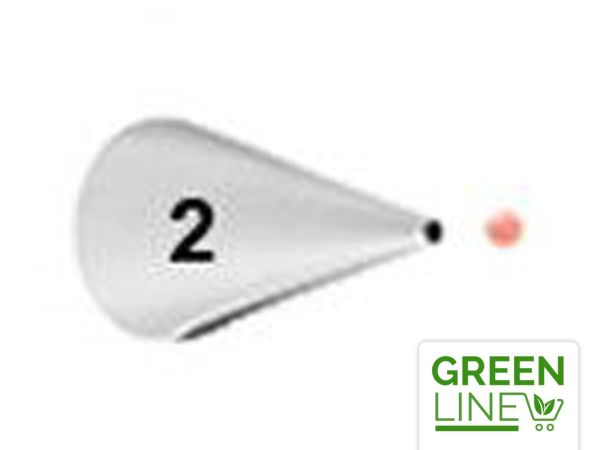 Wilton Garniertülle Nr. 002 Rund Carded