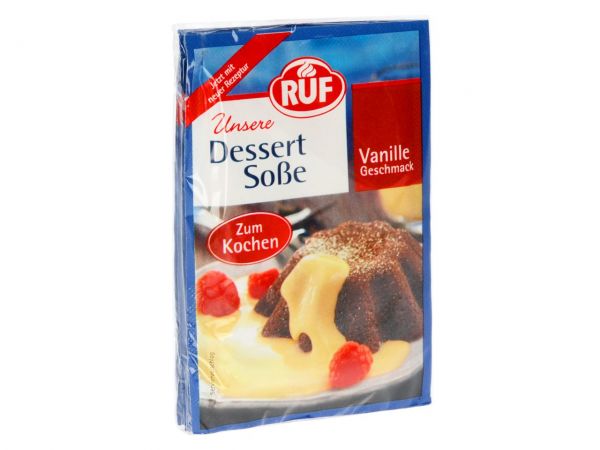 RUF Vanillesoße zum Kochen 3er Pack 3x18,5g