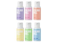 Lebensmittelfarbe öllöslich Pastel 6er Set