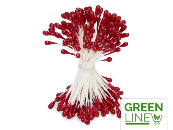 Staubblüten rot 120 Stück GREENLINE