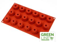Silikonform Petit fours Gugelhupf