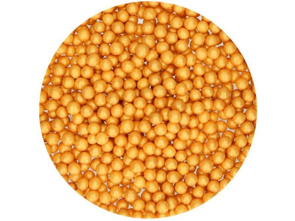 FunCakes Weiche Perlen Gold 60 g