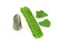 Garniertülle Blatttülle groß 19mm x 3mm
